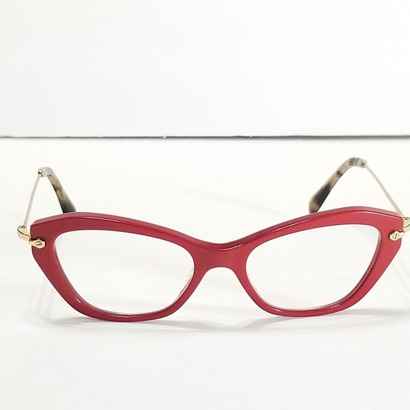 Gorgeous Miu Miu Red Eyeglasses Frames - Picture 12 of 16